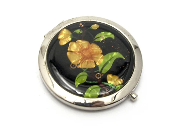 Фото 1 - Cosmetic mirror Mother-of-pearl (d-7 cm) (in a box + cover)E