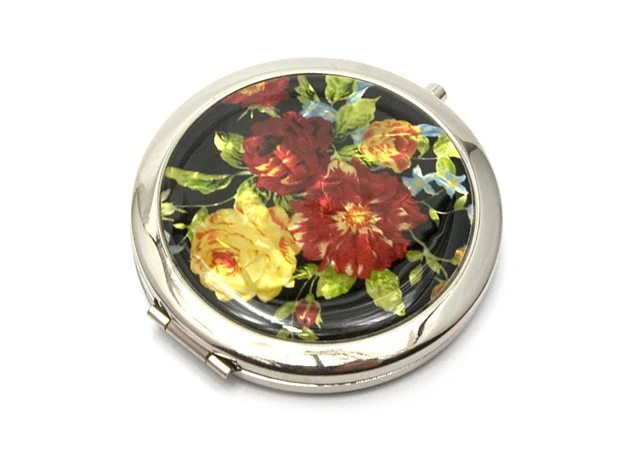 Фото 1 - Cosmetic mirror Mother-of-pearl (d-7 cm) (in a box + case) W
