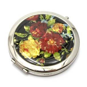 Cosmetic mirror Mother-of-pearl (d-7 cm) (in a box + case) W