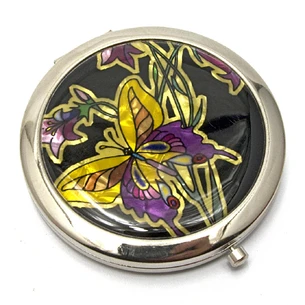 Cosmetic mirror Mother-of-pearl (d-7 cm) (in a box + case)Y
