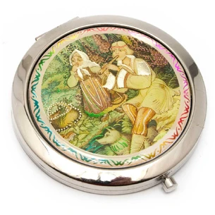 Cosmetic mirror Slavic beauty (d-7 cm)