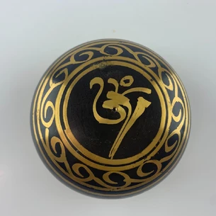Singing bowl with a markdown pattern (d-8.5, h-4.5 cm) (240 g.)