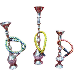 Colored bronze hookahs (no. 3 pcs.)