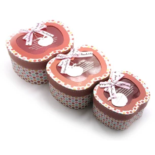 Packaging boxes Apple (no/3pcs) (19x16x9.5 cm 16x13x8 cm 13x7.5x11 cm)