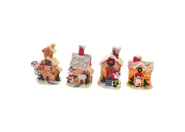 Фото 1 - Cow in a house (4 pcs/pack) (10x6x6 cm)