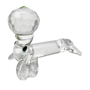 Crystal seal with a ball (6x4x4 cm)