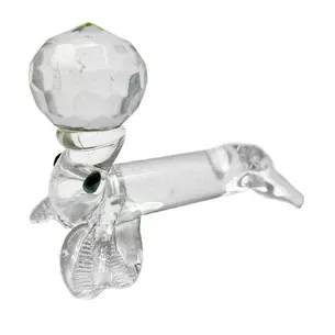 Crystal seal with a ball (6x4x4 cm)