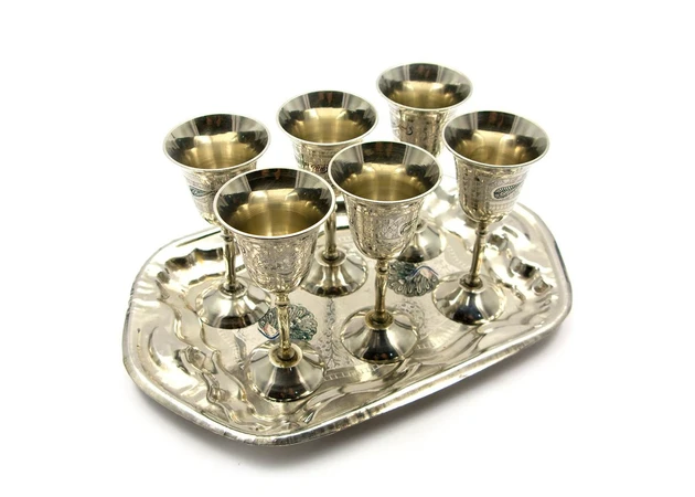 Фото 1 - Рюмки бронзовые цветные (н-р 6 шт/30мл.) (Cordial Set CDC)