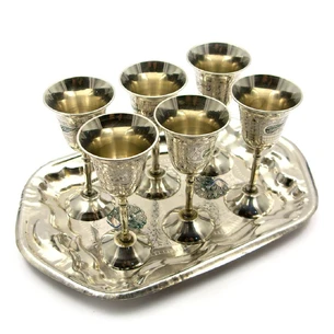 Рюмки бронзовые цветные (н-р 6 шт/30мл.) (Cordial Set CDC)