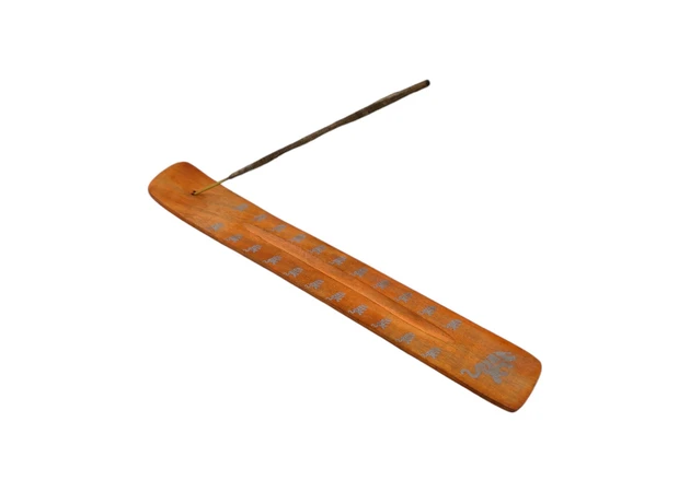 Фото 1 - Elephant aroma stand wooden orange (26x4x1 cm)