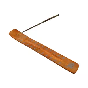 Elephant aroma stand wooden orange (26x4x1 cm)