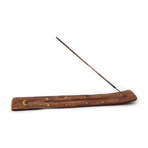 Incense holder Luna rose wood (26x3.8 cm) (10 pcs/pack)