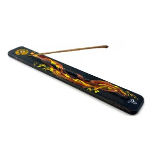 Zodiac-Leo aroma stand (260x40x7 mm), hand-painted, solid wood.