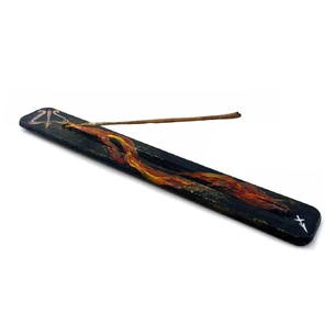 Zodiac Sagittarius aroma stand (260x40x7 mm), hand-painted, solid wood.