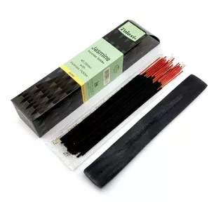 Jasmine 40 Stiks with Incense Holder (Пахощі 40 штук з дерев'яною підставкою) (Tulasi)