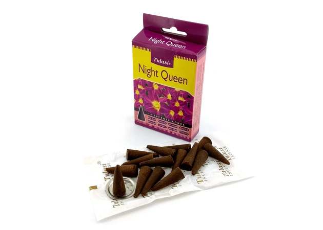 Фото 1 - Night Queen Incense Cones (Night Queen)(Tulasi) Cones