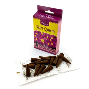 Night Queen Incense Cones (Night Queen)(Tulasi) Cones