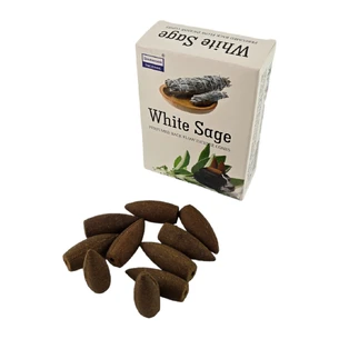 White Sage BackFlow Cones (Белый Шалфей)(Darshan) конусы с обратным потоком