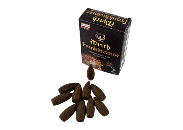 Фото 1 - Myrrh Frankincense BackFlow Cones (Світу та Ладан) (Darshan) конуси зі зворотним потоком