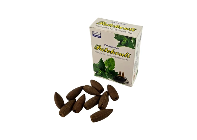 Фото 1 - Patchouli BackFlow Cones (Пачули) (Darshan) конусы с обратным потоком