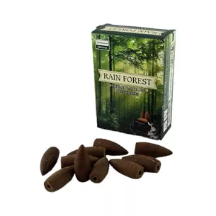 Rain Forest BackFlow Cones (Дождевой Лес) (Darshan) cones with reverse flow