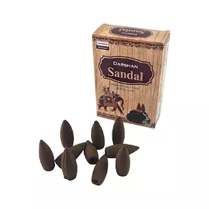 Sandal BackFlow Cones (Сандал)(Darshan) конусы с обратным потоком