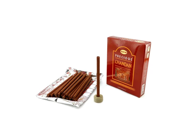 Фото 1 - Precious Chandan Dhoop (Драгоценный Сандал) безосновное благоухание 60 г. MRP