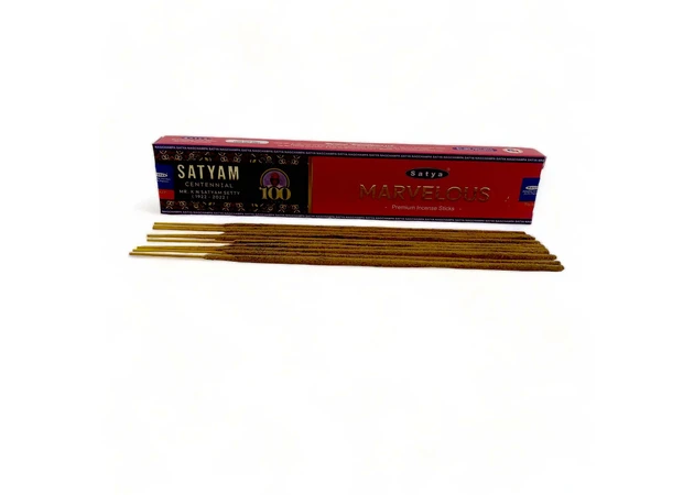 Фото 1 - Marvelous premium incence sticks (Чудовий) (Satya) пилковий пахощі 15 гр.