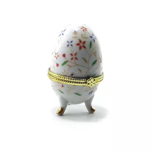 Шкатулка яйцо (7,5х5х5см) F