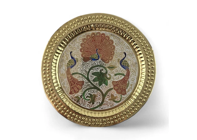 Фото 2 - Bronze wall plate (d-18.5, h-0.7 cm)
