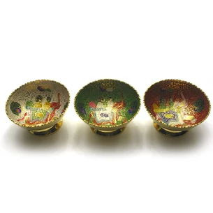 Фруктовниця бронзова кольорова (11,5х11,5х6 см)