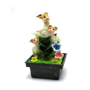 Goats with backlight on batteries (without packaging) (21x12x12 cm)