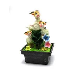 Goats with backlight on batteries (without packaging) (21x12x12 cm)