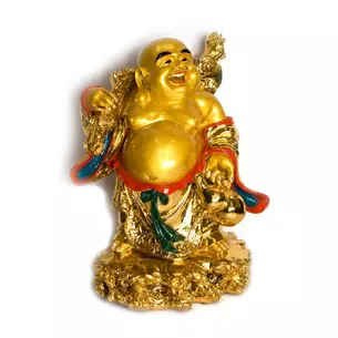 Хотей з посохом золотий (40 см)