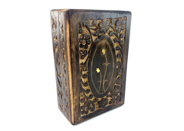 Фото 1 - Box made of mango wood (17.5x11.5x6 cm)