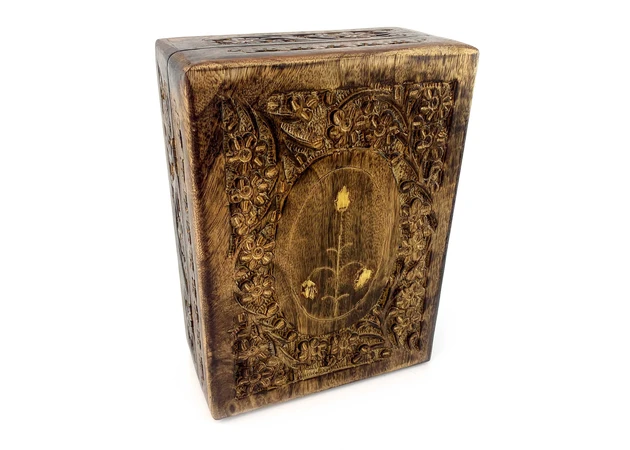 Фото 1 - Box made of mango wood (20.5 x 15 x 7 cm)