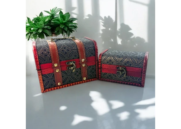 Фото 1 - Boxes set of 2 pcs. (13x17.7x13.3 cm 8.9x13.7x9.3 cm)