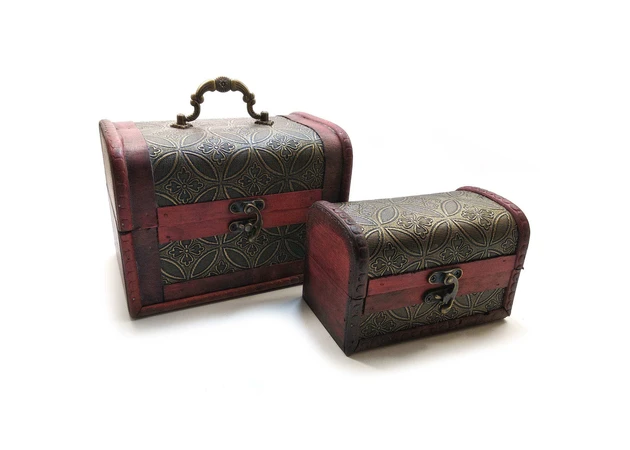 Фото 1 - Boxes set of 2 pcs. (18x13.5x12 cm 14x8x9 cm)