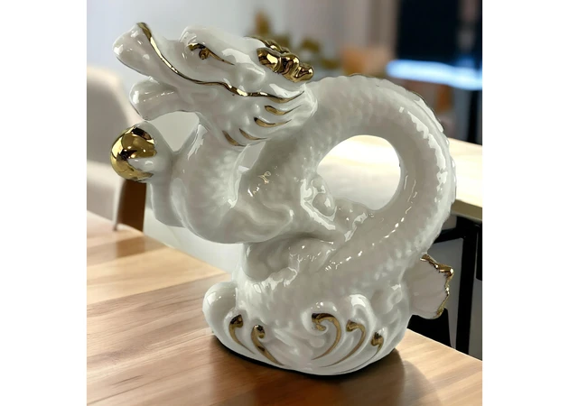 Фото 1 - Porcelain dragon (10.5x10x4.8 cm)