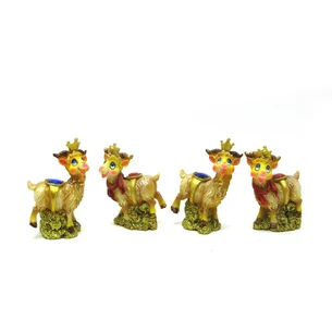 Козочка с короной (4 шт/уп) (9х5х3,5 см)