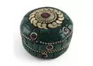 Фото 4 - Metal box with corals and turquoise (h-3.2, d-4.7 cm)