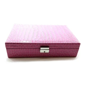 Jewelry box pink (27.5x19x7 cm)