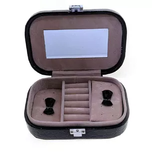 Jewelry box black (15x10.5x4.5 cm)