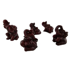 Слоны каменная крошка (н-р/6шт) (17,5 х 13,3 х 3,5 см)