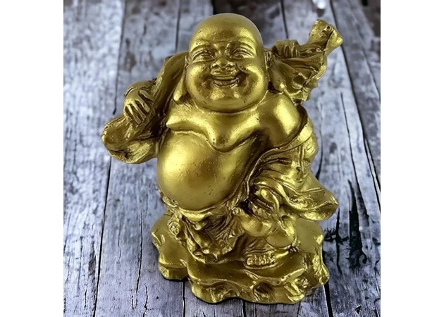 Фото 1 - Hotei with pumpkin throat (8.5x8x5.5 cm)