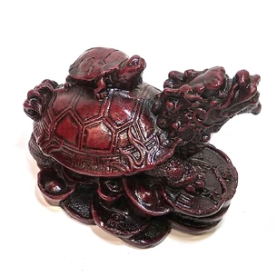 Dragon turtle stone chip brown (9x7x6 cm)
