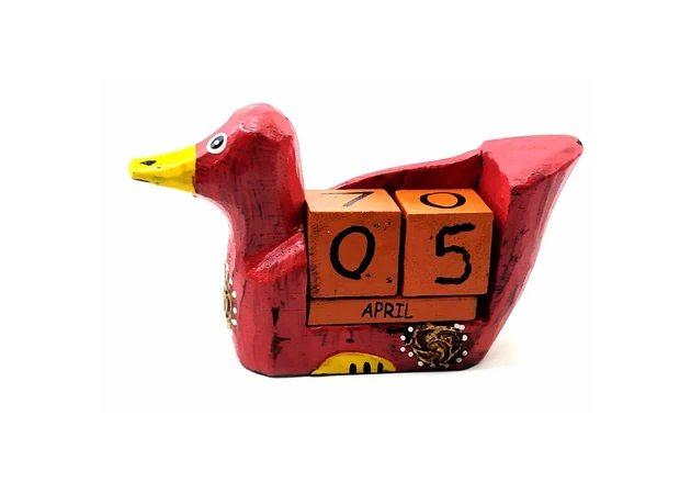 Фото 1 - Perpetual calendar Wooden duck (13x8x4 cm)