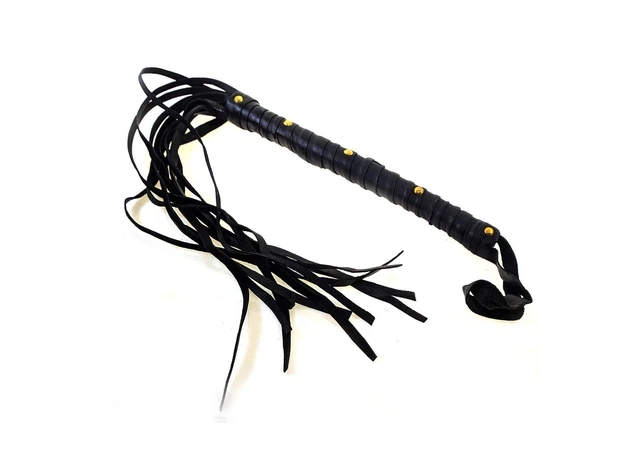 Фото 1 - Leather whip (80 cm, handle 27 cm)