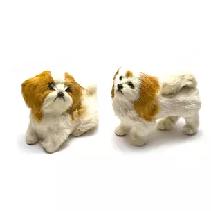 Собака штучне хутро (12,5х15х7,5 см)