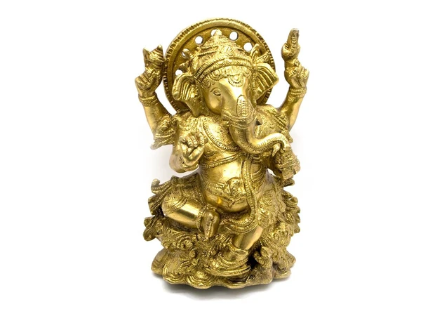 Фото 1 - Bronze Ganesha (18x12x8 cm)